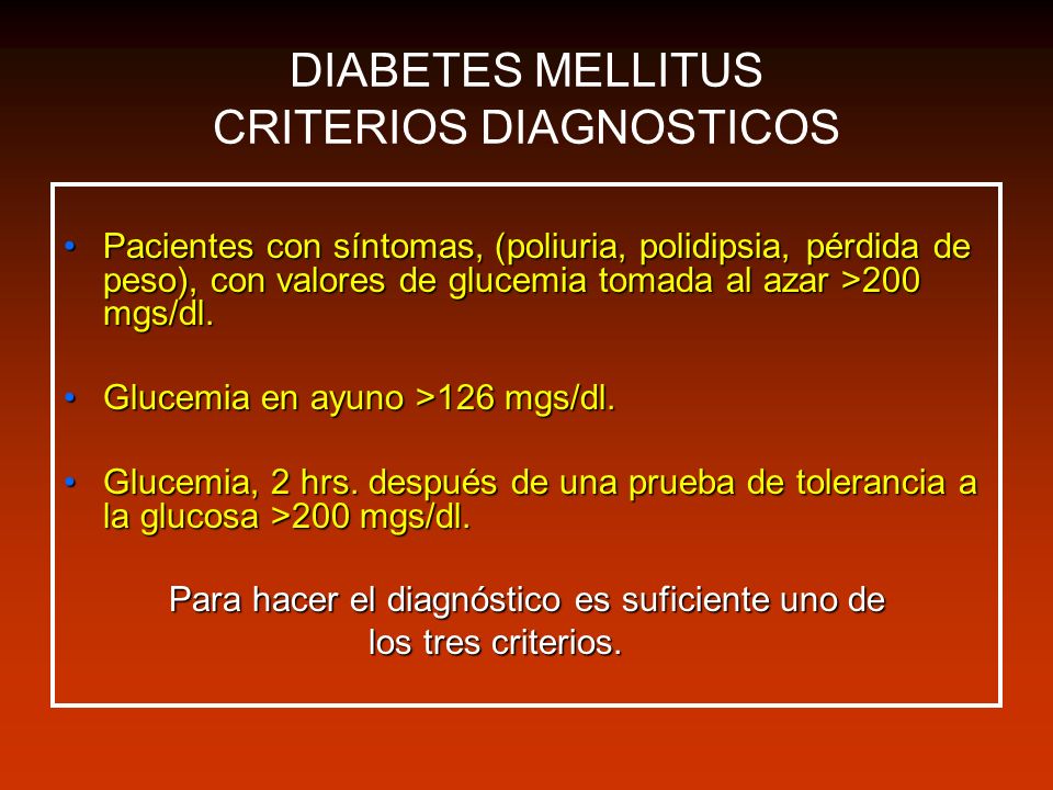Prueba de diabetes mellitus